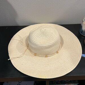 Elegant Arden B Beige with gold flecks Packable Sun Hat
